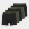 Pier One 5 PACK - Panties - Black/khaki -Pier One Verkaufsgeschäft 00955010cec94d048deaec05ec199c27 2