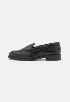 Pier One LEATHER - Slipper - Black -Pier One Verkaufsgeschäft 0b9eb9dcb84f407fa36420bf0b3ca472