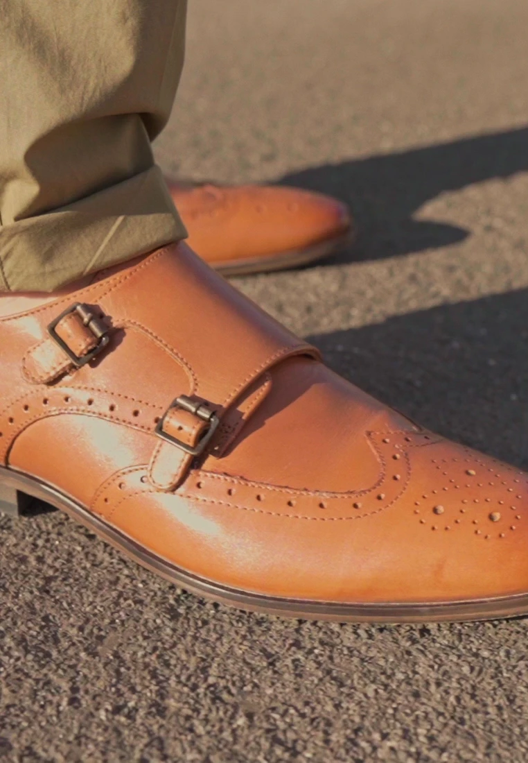 Pier One LEATHER - Business-Slipper - Cognac 4 Pier One LEATHER - Business-Slipper - Cognac – Bild 2