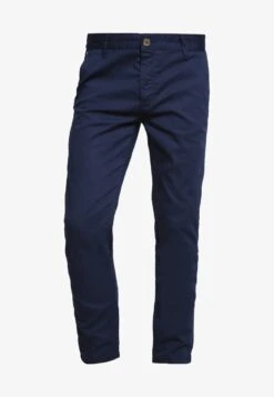 Pier One SLIM FIT CHINO - Chino - Dark Blue -Pier One Verkaufsgeschäft 169130dff92040369b07b81ddb7f4bbc