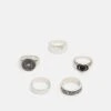 Pier One 5 PACK - Ring - Silver-coloured -Pier One Verkaufsgeschäft 1dfd919f453a444ebcedd80b734d413a
