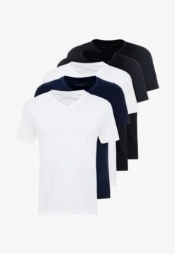 Pier One 5 PACK - T-Shirt Basic - White/blue/black 12 Pier One 5 PACK - T-Shirt Basic - White/blue/black -Pier One Verkaufsgeschäft 2819a515ceaa41a7b996144dea7390c3