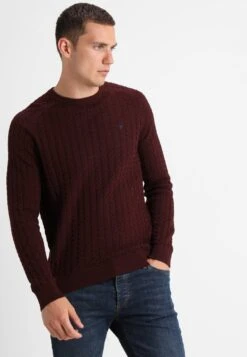 Pier One Strickpullover - Mottled Bordeaux -Pier One Verkaufsgeschäft 299f670f1ac044398a81a9d31b2f4776 1