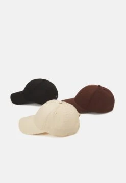 Pier One UNISEX 3 PACK - Cap - Black/dark Brown/beige 10 Pier One UNISEX 3 PACK - Cap - Black/dark Brown/beige -Pier One Verkaufsgeschäft 322c39d131ac488ea8bb229f1824c6e8