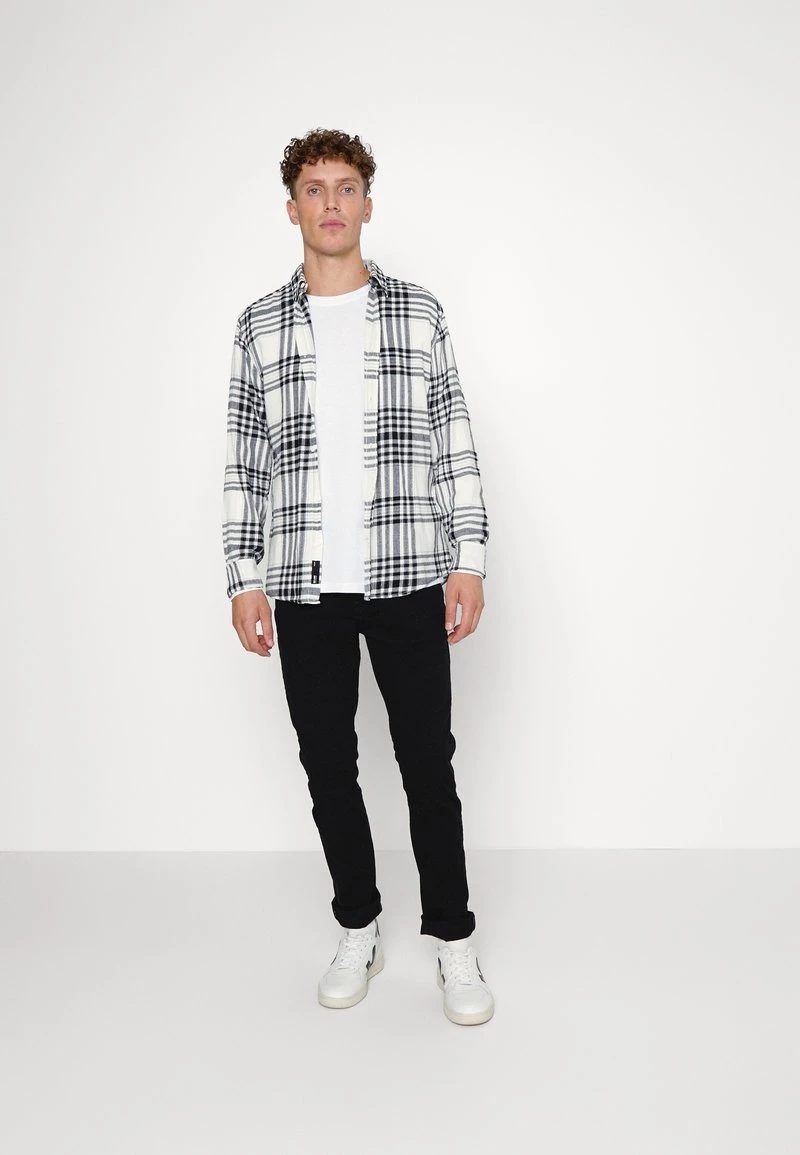 Pier One 5 PACK - Langarmshirt - Blue/white/beige/olive 3 Pier One 5 PACK - Langarmshirt - Blue/white/beige/olive