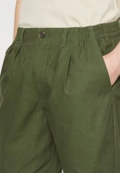 Pier One Stoffhose - Olive -Pier One Verkaufsgeschäft 40a330a31f5f4b608a54cdf0bdada324