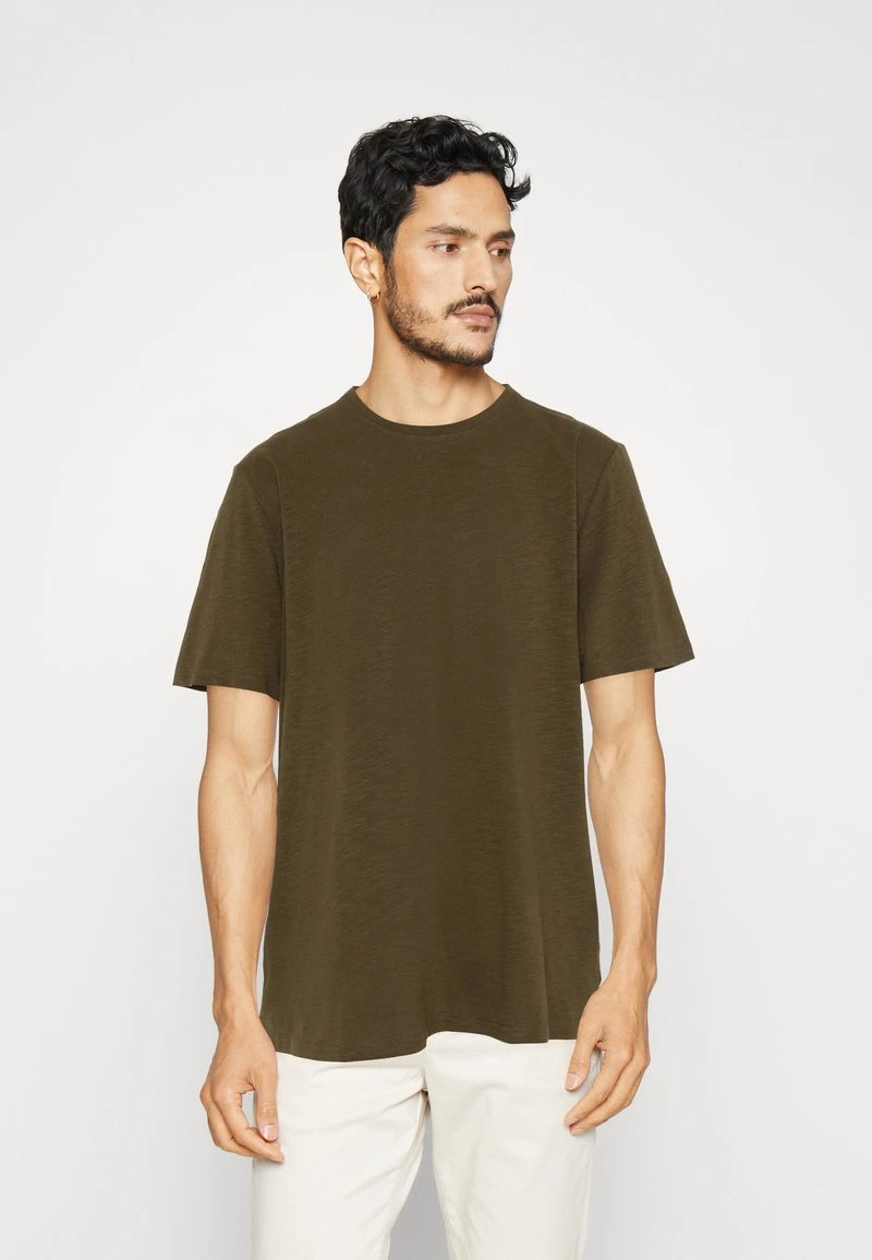 Pier One 5 PACK - T-Shirt Basic - Mint/off-white/khaki 8 Pier One 5 PACK - T-Shirt Basic - Mint/off-white/khaki – Bild 6