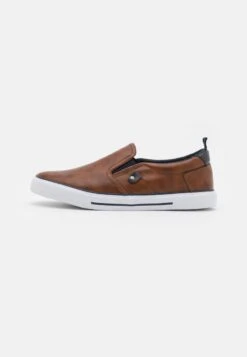 Pier One UNISEX - Sneaker Low - Cognac