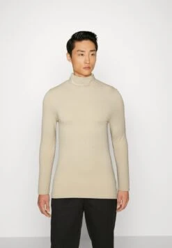 Pier One 2 PACK - Langarmshirt - Beige/bordeaux -Pier One Verkaufsgeschäft 56ac16533860485ab0af4460b554ef38