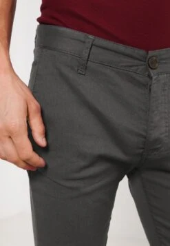 Pier One SLIM FIT CHINO - Chino - Dark Grey -Pier One Verkaufsgeschäft 57afc5e7d2fb4fccb50811bdf725c68c