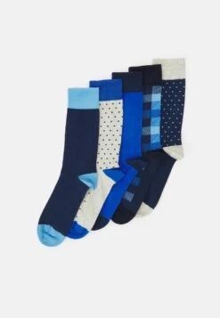 Pier One 5 PACK - Socken - Yellow/dark Blue/grey -Pier One Verkaufsgeschäft 580acb82325f4f248c45bf41b74d44c3 1