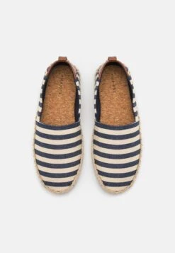 Pier One UNISEX - Espadrille - Dark Blue/white -Pier One Verkaufsgeschäft 656fb98ccb7640ac939ccc145e729a86