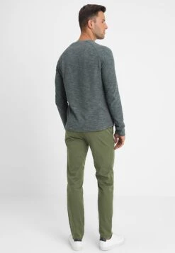 Pier One SLIM FIT CHINO - Chino - Dark Green -Pier One Verkaufsgeschäft 68ea94008079472785ad83ae6cb4e18a