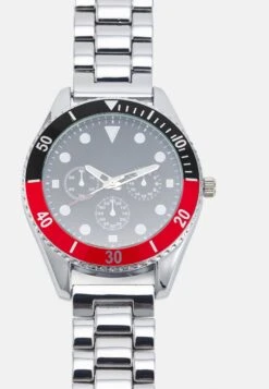 Pier One Chronograph - Silver-coloured -Pier One Verkaufsgeschäft 74b842106cd14c8b9368019d31bf7b54