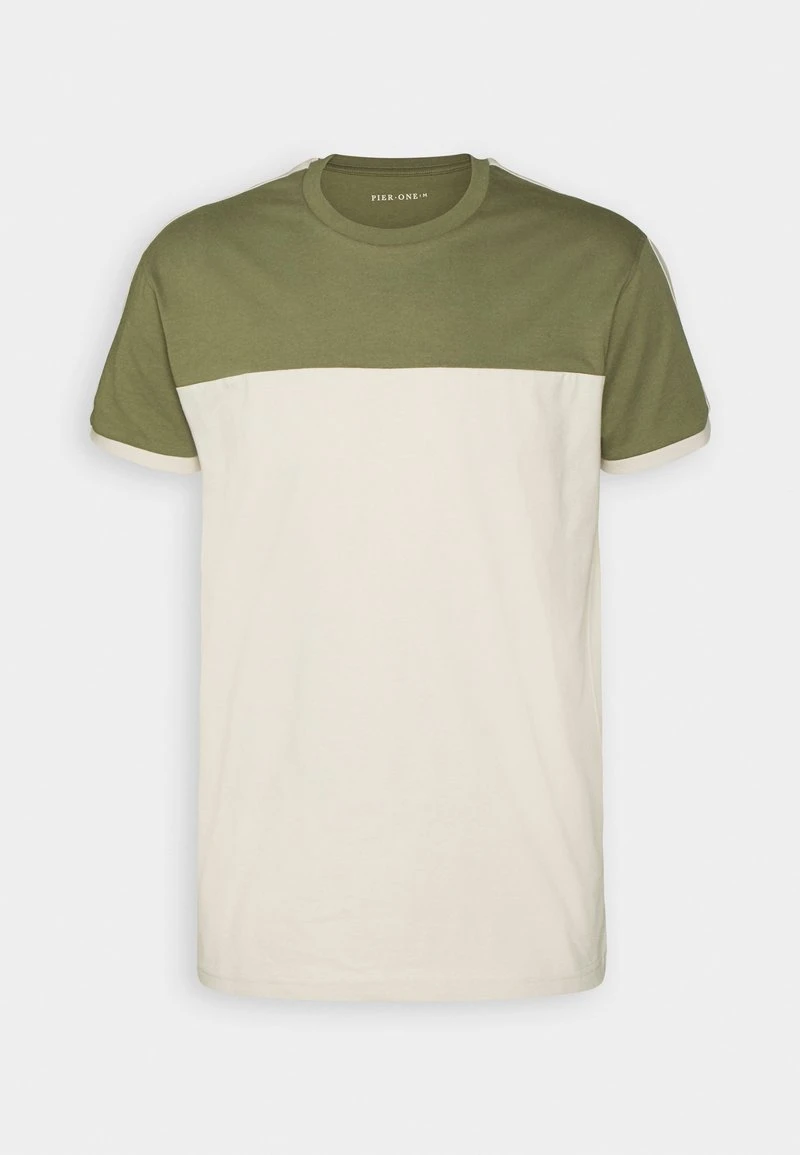 Pier One T-Shirt Print - Khaki/off-white 6 Pier One T-Shirt Print - Khaki/off-white – Bild 4