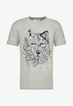 Pier One T-Shirt Print - Mottled Grey -Pier One Verkaufsgeschäft 83a9a3118dbe4577af7e98ab4d8a6a9b