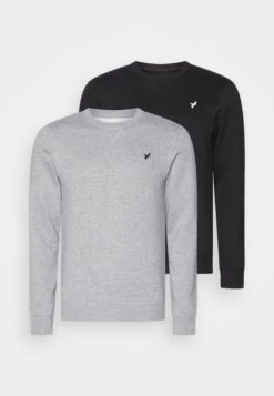 Pier One Sweatshirt - Black/mottled Grey -Pier One Verkaufsgeschäft 85f1371ece5d476794476850af6f9da1 1