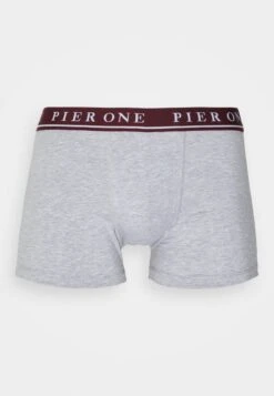 Pier One 5 PACK - Panties - Bordeaux/mottled Grey -Pier One Verkaufsgeschäft 8798162d0ce745f0998190a914ff7dd6