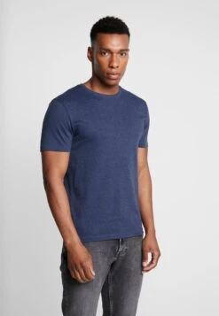 Pier One T-Shirt Basic - Mottled Bordeaux/white -Pier One Verkaufsgeschäft 879f969b2cfc4ca0b00bb197bee67f46