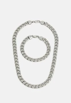 Pier One 2PACK SET - Halskette - Silver-coloured -Pier One Verkaufsgeschäft 8c39ffde39e843089dc5aef781e1957b 1