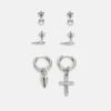 Pier One 3 PACK UNISEX - Ohrringe - Silver-coloured -Pier One Verkaufsgeschäft 91ff65dc2d62466d9aae0c3f60ce44b7