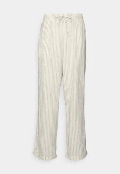 Pier One DRAWCORD TROUSERS - Stoffhose - Off-white -Pier One Verkaufsgeschäft 976f1ac0d05743c092e5a017af8c58d1