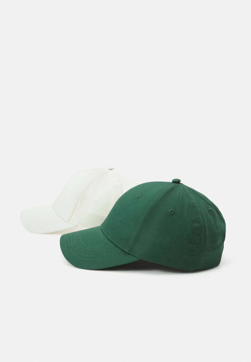 Pier One UNISEX 2 PACK - Cap - Green/off White 5 Pier One UNISEX 2 PACK - Cap - Green/off White – Bild 3