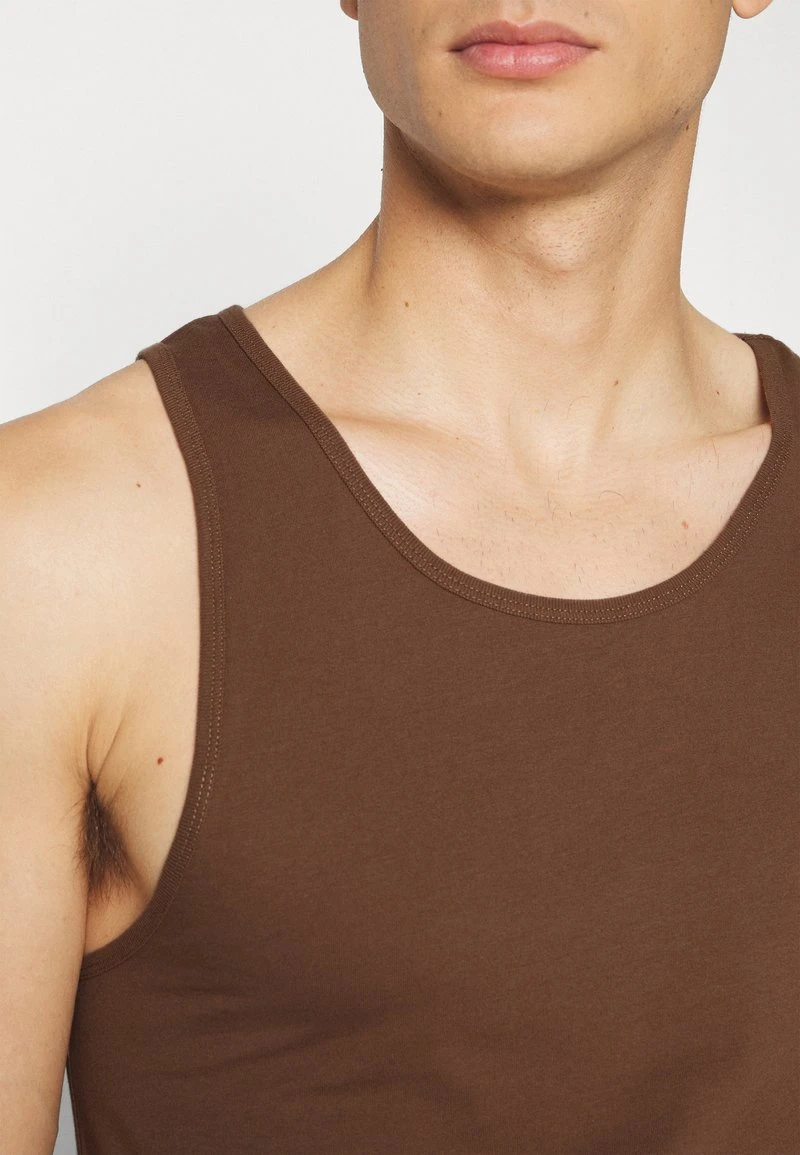 Pier One 3PCK SKIN TONE RIB VEST - Unterhemd/-shirt - Brown 7 Pier One 3PCK SKIN TONE RIB VEST - Unterhemd/-shirt - Brown – Bild 5