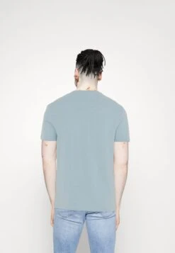 Pier One T-Shirt Basic - Light Blue/yellow/mint -Pier One Verkaufsgeschäft a02da333e8364502a62577a64e56cd49
