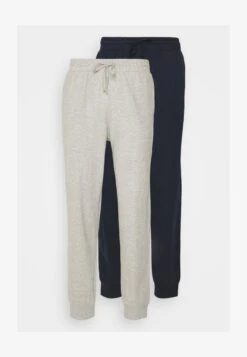 Pier One 2 PACK - Nachtwäsche Hose - Dark Blue/mottled Light Grey -Pier One Verkaufsgeschäft a09bfd20bcd84e39aeecebf2df10c7b2