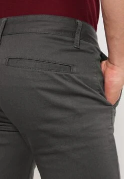 Pier One SLIM FIT CHINO - Chino - Dark Grey -Pier One Verkaufsgeschäft ad63fc5f1f3f44ed919d121e71899f26