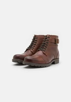 Pier One LEATHER - Schnürstiefelette - Brown -Pier One Verkaufsgeschäft afc6eec3c79f436f81b161253ab54747