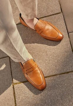 Pier One LEATHER - Business-Slipper - Camel -Pier One Verkaufsgeschäft b47687c00cb94dae94774bfae9bc3a7e