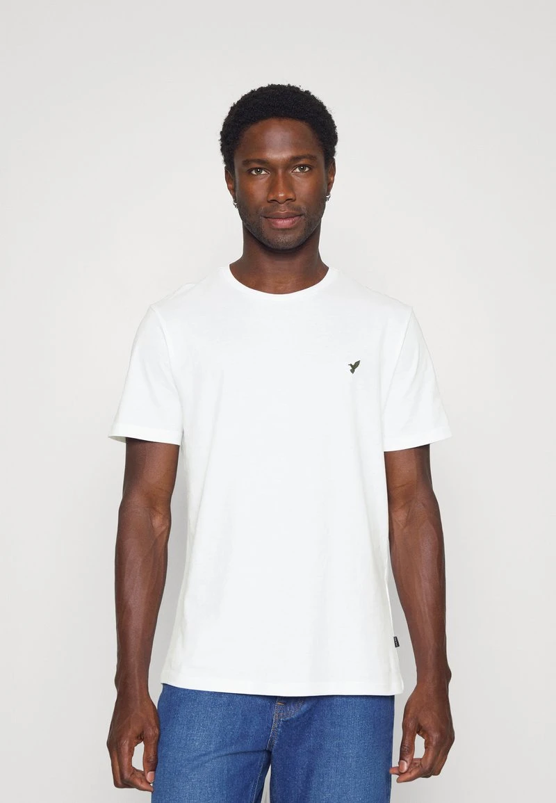 Pier One 5 PACK - T-Shirt Basic - White/blue/stone 4 Pier One 5 PACK - T-Shirt Basic - White/blue/stone – Bild 2