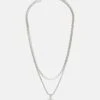 Pier One 2 PACK - Halskette - Silver-coloured -Pier One Verkaufsgeschäft c5ae0146797b4ccdac45d5202f9341be