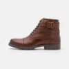 Pier One LEATHER - Schnürstiefelette - Brown -Pier One Verkaufsgeschäft cc36912fd13c41d5bc50a6bc7214b455