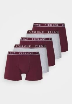 Pier One 5 PACK - Panties - Bordeaux/mottled Grey -Pier One Verkaufsgeschäft d14cfd0e857342e5ab780ebed3841c16 1
