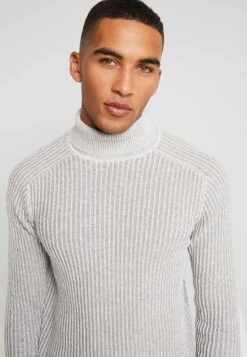 Pier One Strickpullover - 111 - Mottled Light Grey -Pier One Verkaufsgeschäft d1774a40fde44346aea6a7dd67f4ca51