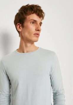 Pier One 2 PACK - Langarmshirt - Light Blue/dark Blue -Pier One Verkaufsgeschäft d315311a1b6348f89442cc5ec2361513