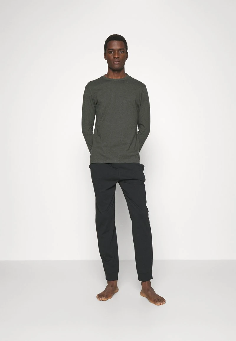 Pier One Nachtwäsche Set - Black/khaki 3 Pier One Nachtwäsche Set - Black/khaki