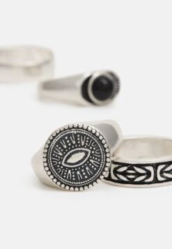 Pier One 5 PACK - Ring - Silver-coloured 10 Pier One 5 PACK - Ring - Silver-coloured -Pier One Verkaufsgeschäft db6a637888e34ec5a4d8dceca3b8fe16