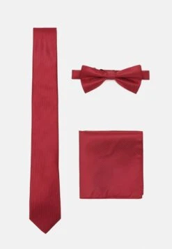 Pier One SET - Krawatte - Bordeaux