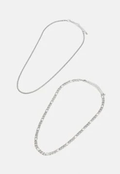 Pier One SET - Halskette - Silver-coloured -Pier One Verkaufsgeschäft dc536fad5c54433bbebbb500401f9c06