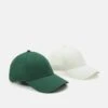 Pier One UNISEX 2 PACK - Cap - Green/off White -Pier One Verkaufsgeschäft dc65a133b29b44b0b489ea3a78f3a08f