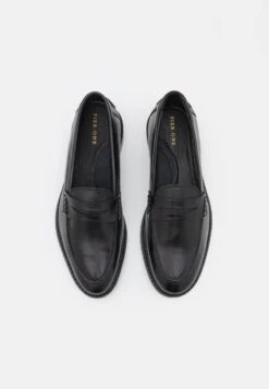 Pier One LEATHER - Slipper - Black -Pier One Verkaufsgeschäft e1b1ae6b6c75412187e61efb805794c2