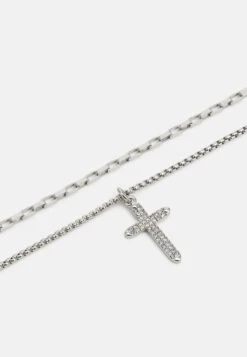 Pier One 2 PACK - Halskette - Silver-coloured -Pier One Verkaufsgeschäft e42a886ec2cf4c778fd634ddb3804b3a