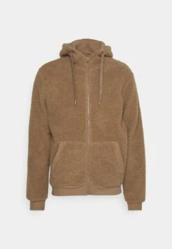 Pier One BORG ZIP-UP JACKET - Fleecejacke - Dark Green -Pier One Verkaufsgeschäft f1b9950d7cb9410eb6aef1dd88daa0f5