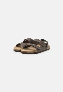 Pier One UNISEX - Riemensandalette - Dark Brown -Pier One Verkaufsgeschäft f4f0fe0a5d164804811fd0d852703e9e