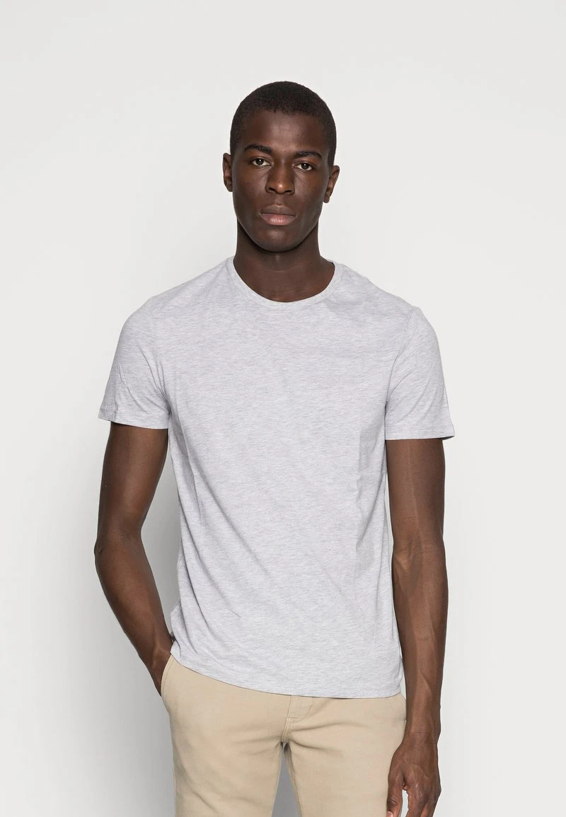 Pier One 5 PACK - T-Shirt Basic - Dark Blue/grey/khaki 6 Pier One 5 PACK - T-Shirt Basic - Dark Blue/grey/khaki – Bild 4